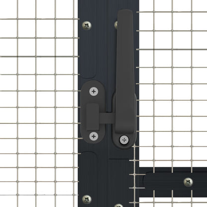 vidaXL Aviary Anthracite 1,79x2x1,85 m Aluminium 6