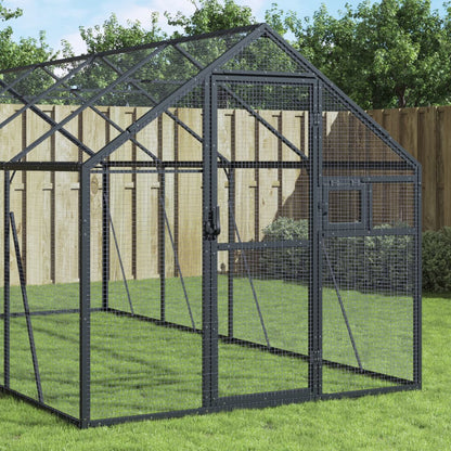 vidaXL Aviary 1.79x2x1.85 m Aluminium