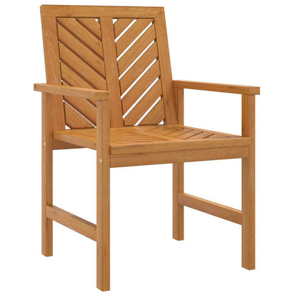 vidaXL Garden Dining Chairs 4 pcs Solid Wood Acacia 3