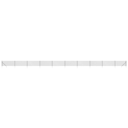 vidaXL Chain Link Fence with Spike Anchors Anthracite 1x25 m 2
