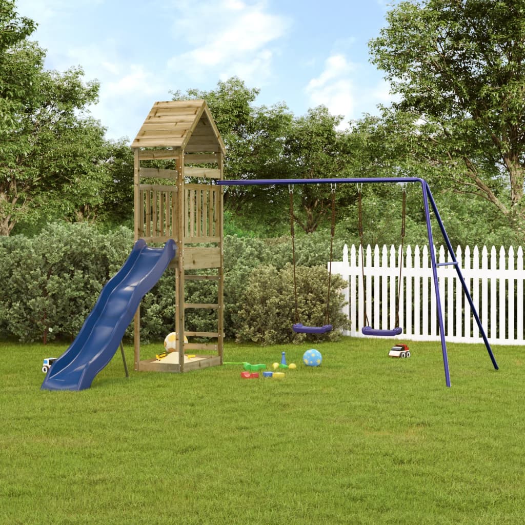 vidaXL Outdoor Playset Impregnated Wood Pine 1