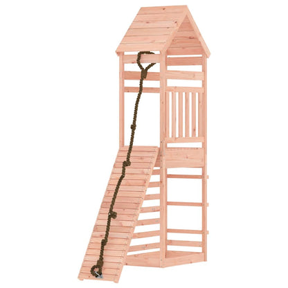 vidaXL Playhouse with Climbing Wall Solid Wood Douglas 2