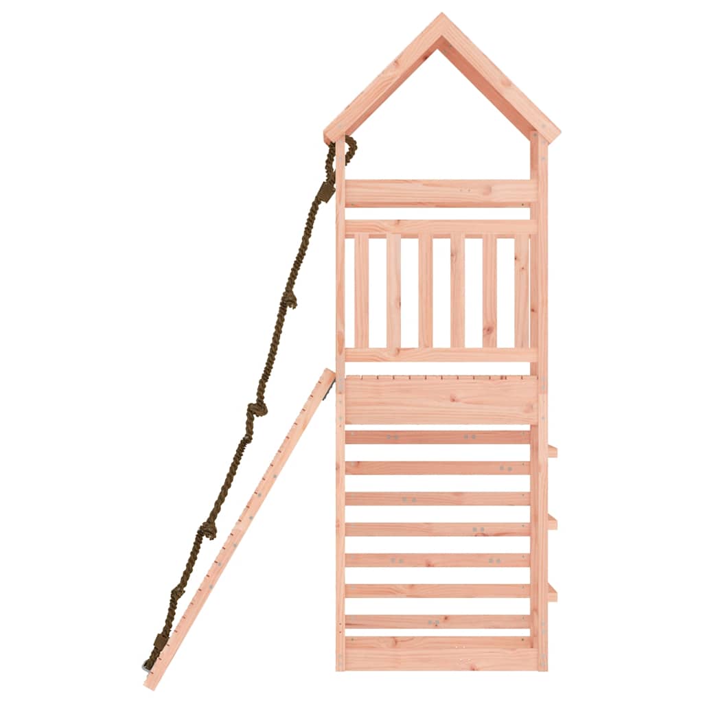 vidaXL Playhouse with Climbing Wall Solid Wood Douglas 4