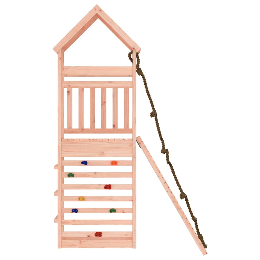 vidaXL Playhouse with Climbing Wall Solid Wood Douglas 5