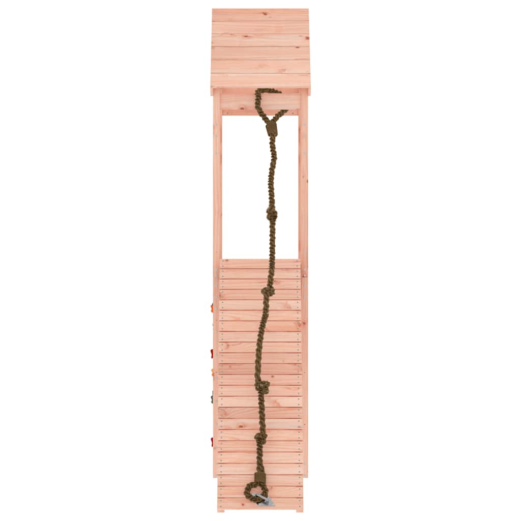 vidaXL Playhouse with Climbing Wall Solid Wood Douglas 6
