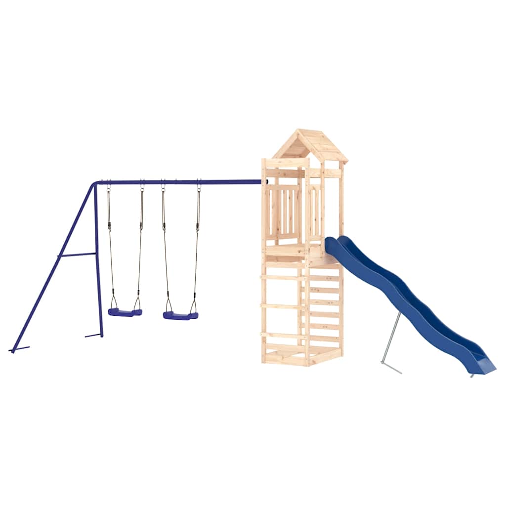vidaXL Outdoor Playset Solid Wood Pine 4