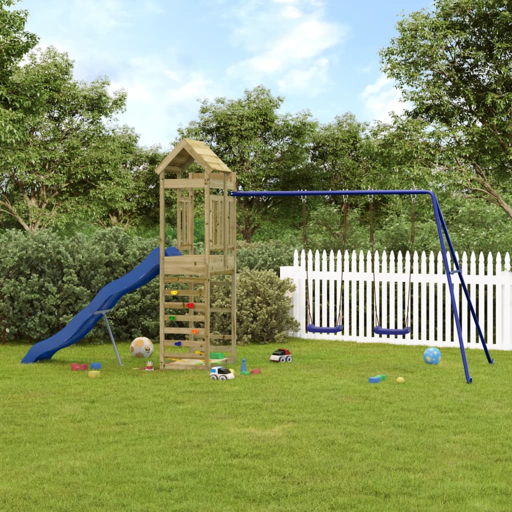 vidaXL Outdoor Playset Solid Wood Pine