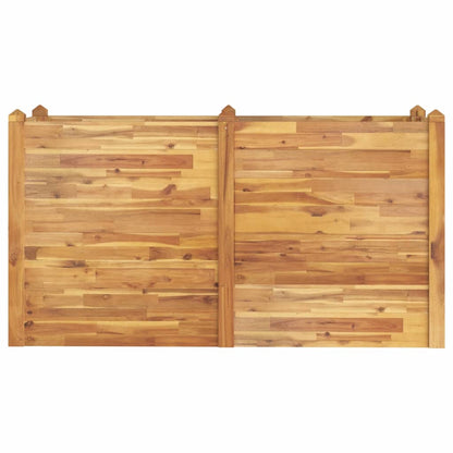 vidaXL Garden Raised Bed 160x60x84 cm Solid Wood Acacia 3