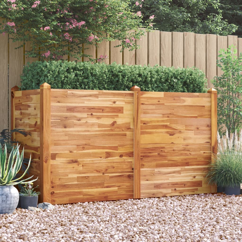 vidaXL Garden Raised Bed 160x60x84 cm Solid Wood Acacia 1