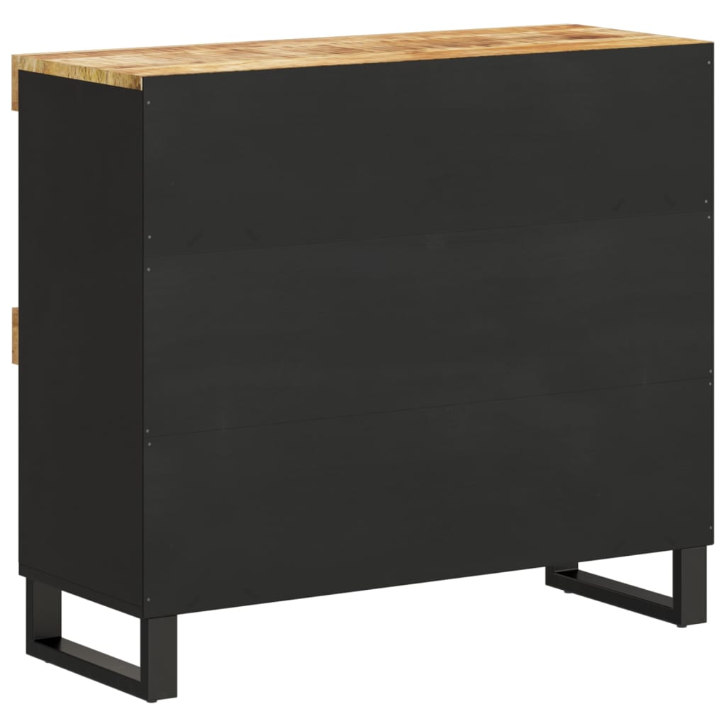Side Cabinet 85x33x75 cm Solid Wood Mango Light brown