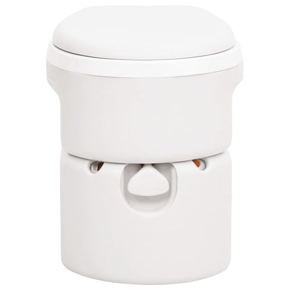 vidaXL Integrated Camping Toilet White 24+17 L HDPE&PP 2