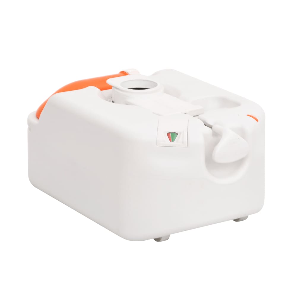 vidaXL Integrated Camping Toilet White 24+17 L HDPE&PP 3