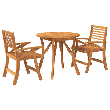 vidaXL 3 Piece Garden Dining Set Solid Wood Acacia 3