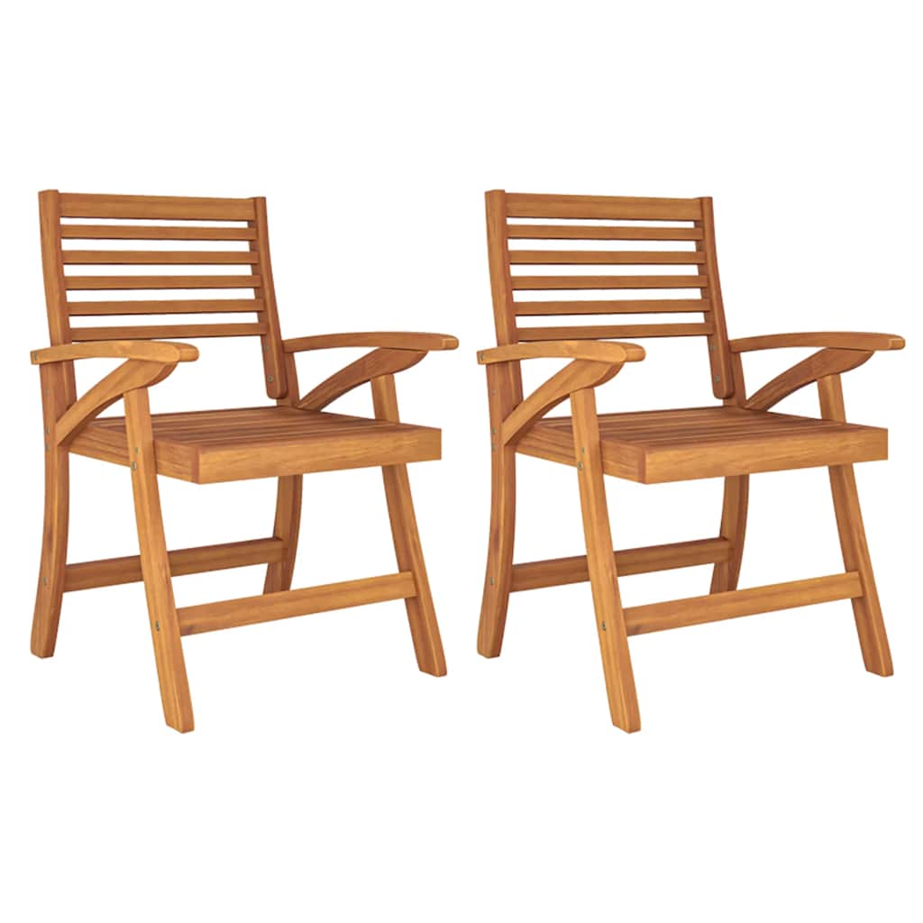 vidaXL 3 Piece Garden Dining Set Solid Wood Acacia 4