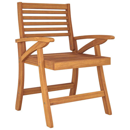 vidaXL 3 Piece Garden Dining Set Solid Wood Acacia 5