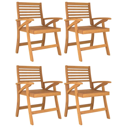 vidaXL Garden Chairs 4 pcs 58x58x87 cm Solid Wood Acacia 2