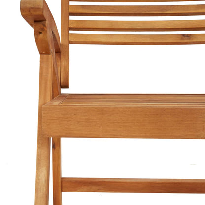 Garden Chairs 58x58x87 cm Solid Wood Acacia 4