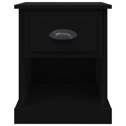 Bedside Cabinet 39x39x47,5 cm Engineered Wood Black