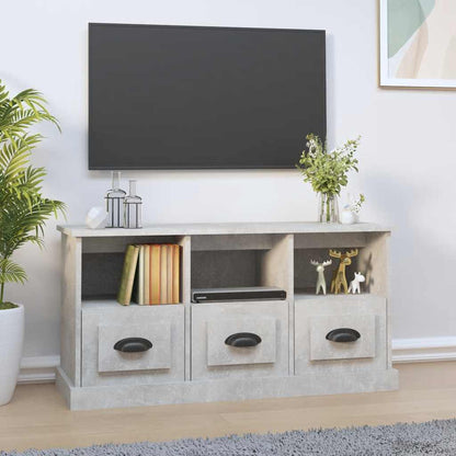 TV Cabinet 100x35x50 cm Engineered Wood Concrete grey