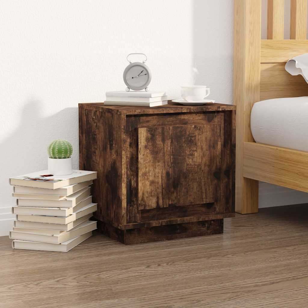 Bedside Cabinet 44x35x45 cm Engineered Wood Smoked oak