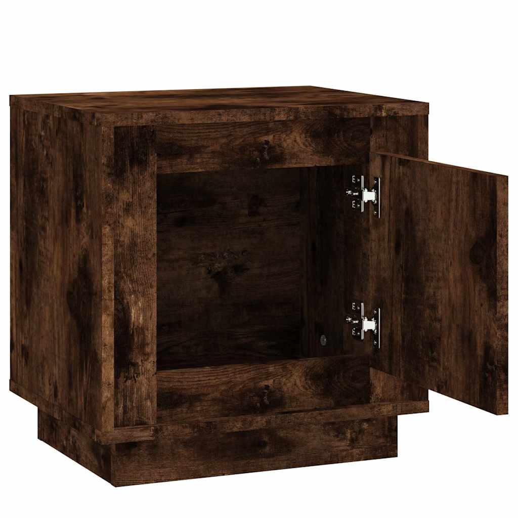 Bedside Cabinet 44x35x45 cm Engineered Wood Smoked oak