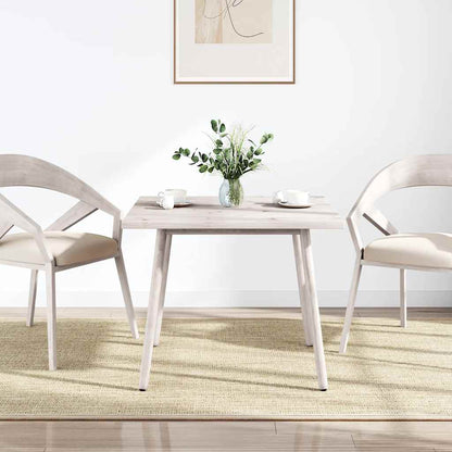 Table Top 40x40x2.5 cm Solid Wood Pine Square White 90 cm 90 cm