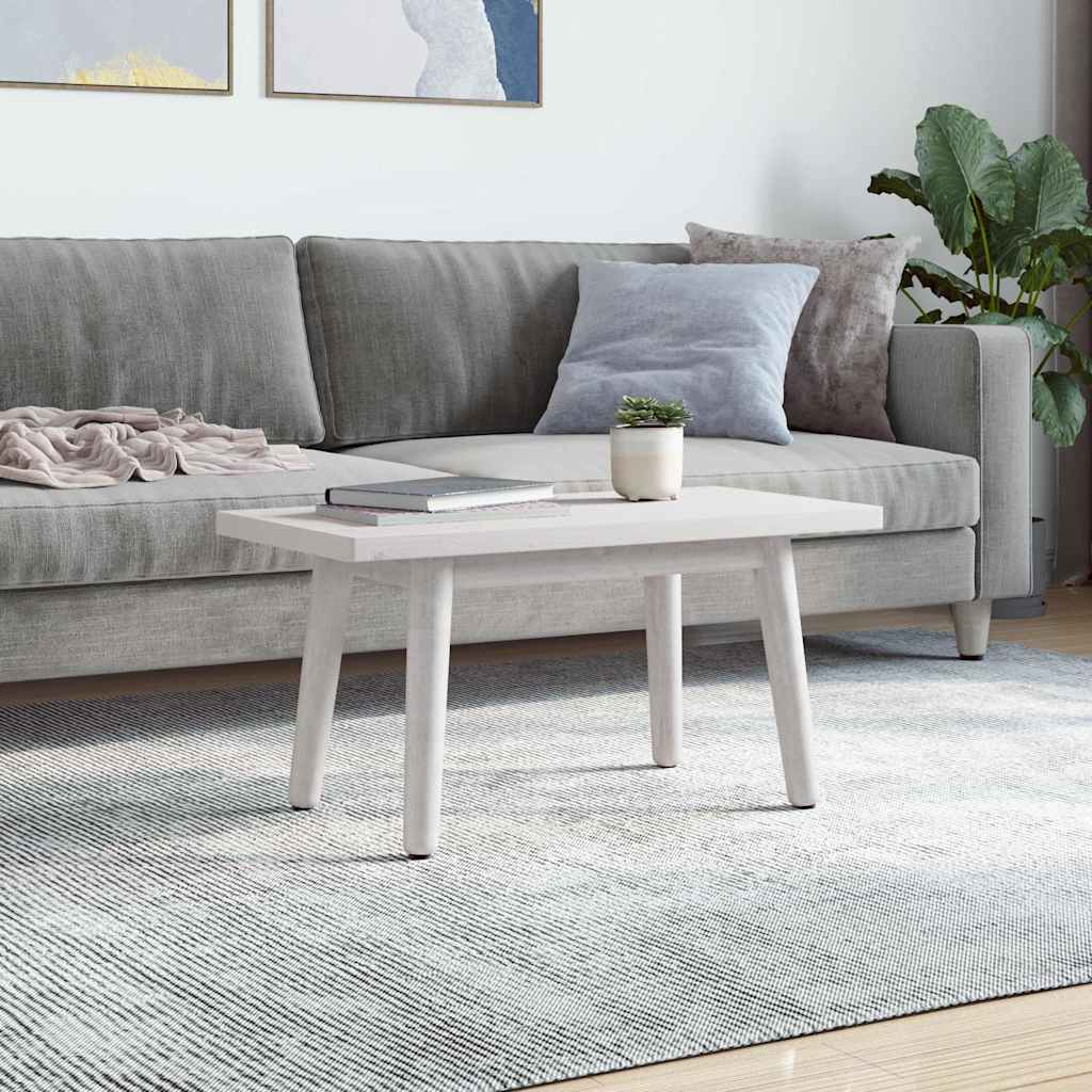 Table Top 40x40x2.5 cm Solid Wood Pine Square White 80 cm 40 cm