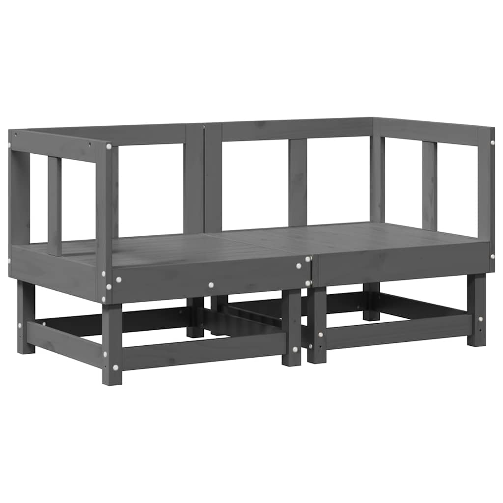 Cushions Black Solid Wood Pine Grey pine 2x corner