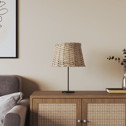 Lamp Shade Wicker Brown Ø 25 x 17 cm