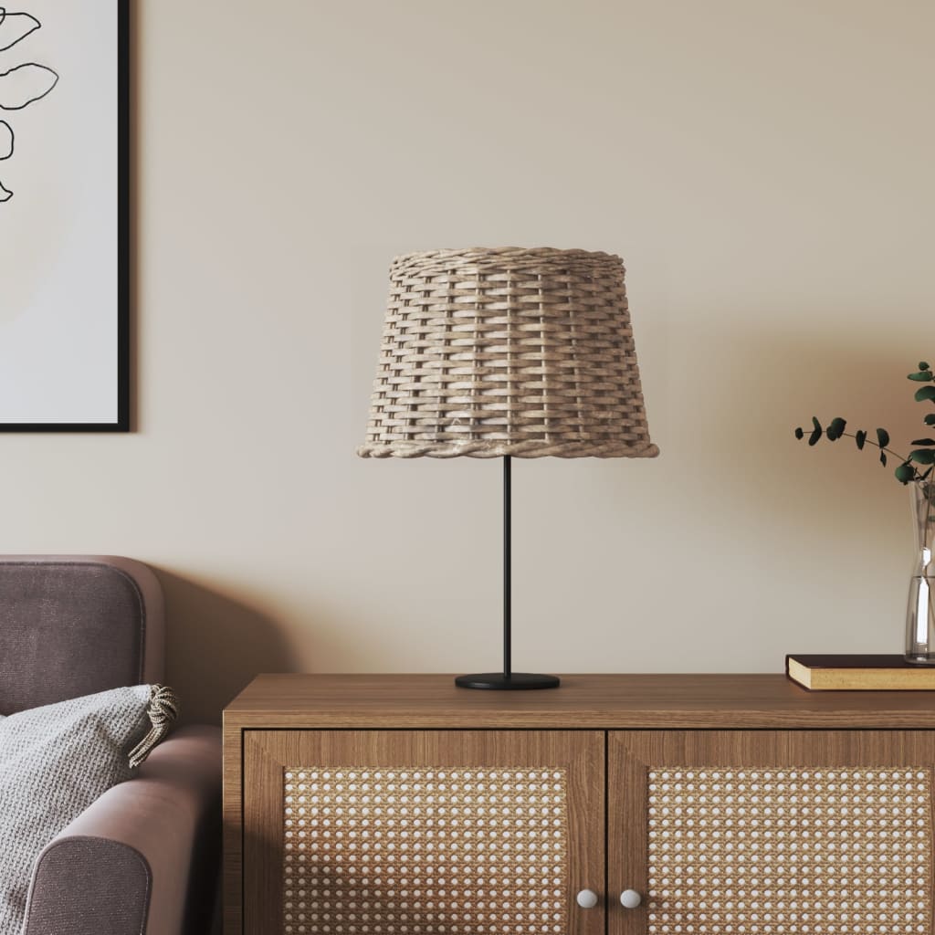 Lamp Shade Wicker Brown Ø 40 x 26 cm