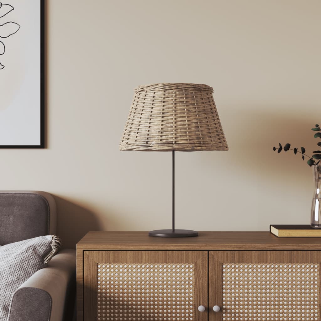 Lamp Shade Wicker Brown Ø 50 x 30 cm