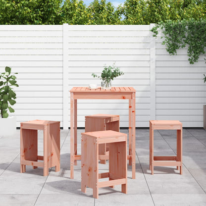 vidaXL 5 Piece Garden Bar Set Solid Wood Pine