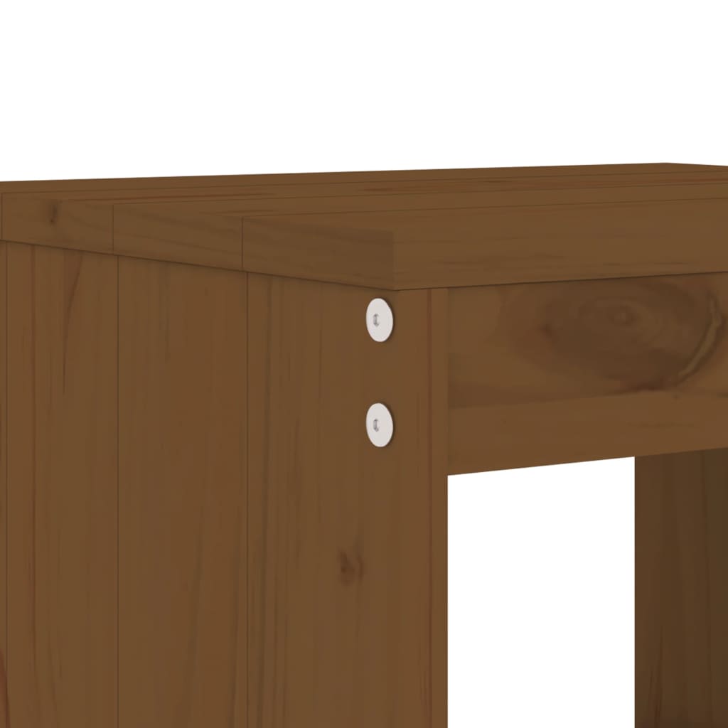 vidaXL 5 Piece Garden Bar Set Honey Brown Solid Wood Pine 5