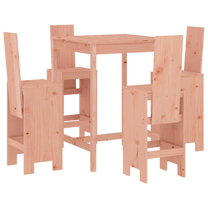 vidaXL 5 Piece Garden Bar Set Solid Wood Douglas 2