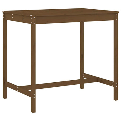 vidaXL 5 Piece Garden Bar Set Honey Brown Solid Wood Pine 6