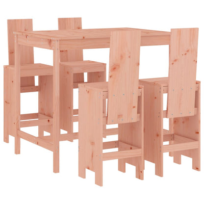 vidaXL 5 Piece Garden Bar Set Solid Wood Douglas 2