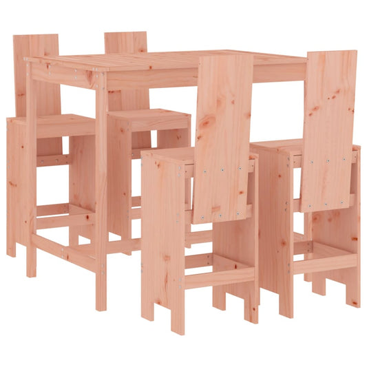 vidaXL 5 Piece Garden Bar Set Solid Wood Douglas 2