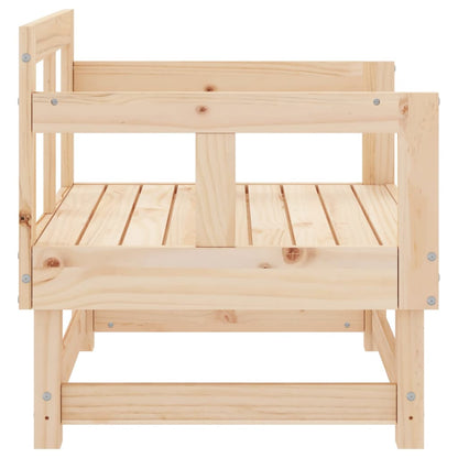 Garden Chairs 2 pcs Solid Wood Pine Armchair (2 pcs) Natural pine