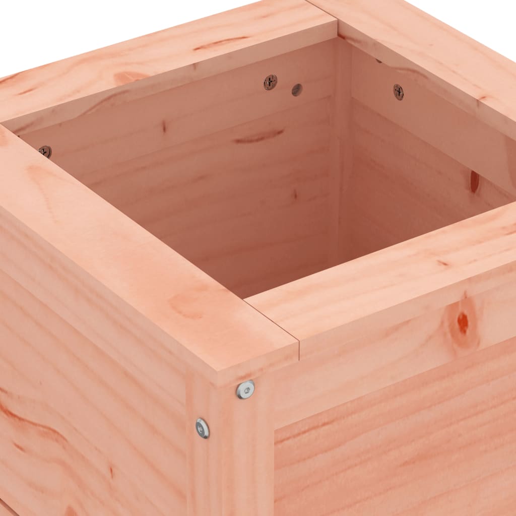 Garden Planter Solid Pine Wood Depth 40 cm Height 39 cm Natural douglas 40 cm