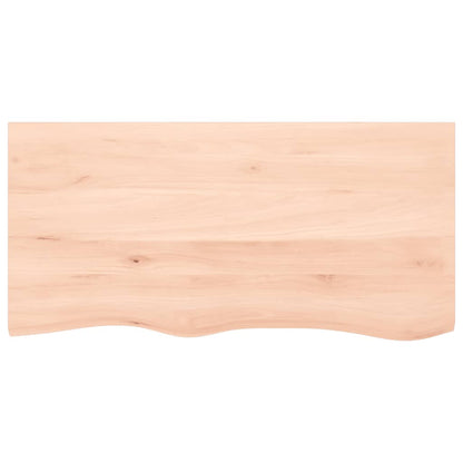 Wall Shelf 40x50x(2-6) Untreated Solid Wood Oak Natural 100 cm