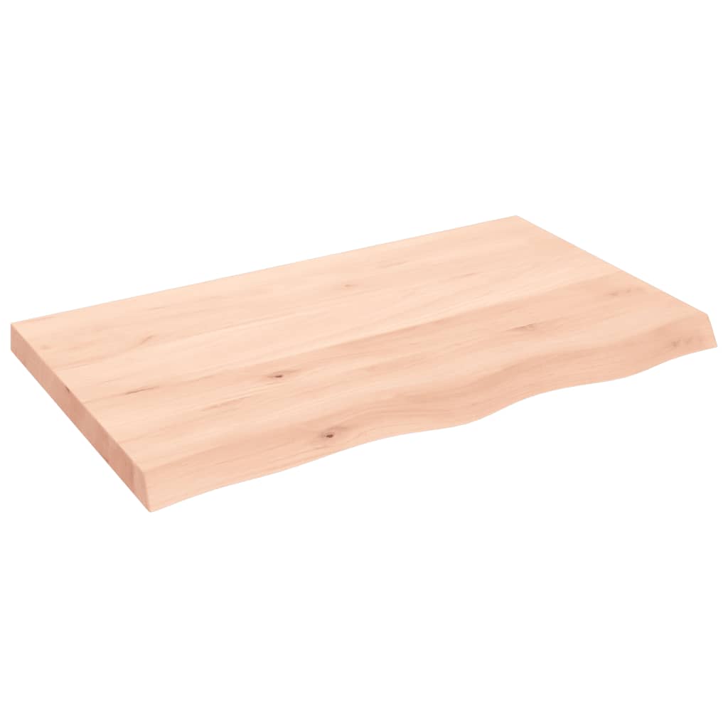 Wall Shelf 40x60x(2-6) Untreated Solid Wood Oak Natural 100 cm