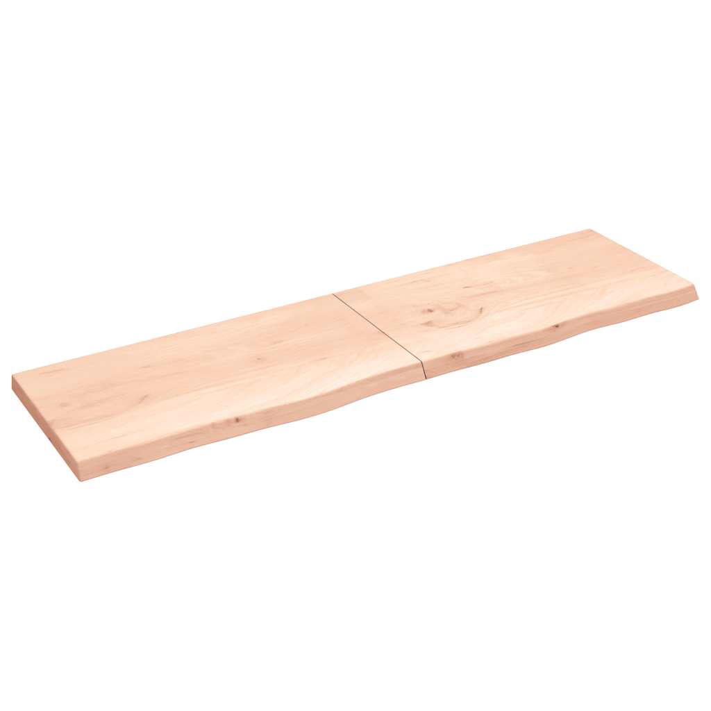 Wall Shelf 40x60x(2-6) Untreated Solid Wood Oak Natural 220 cm