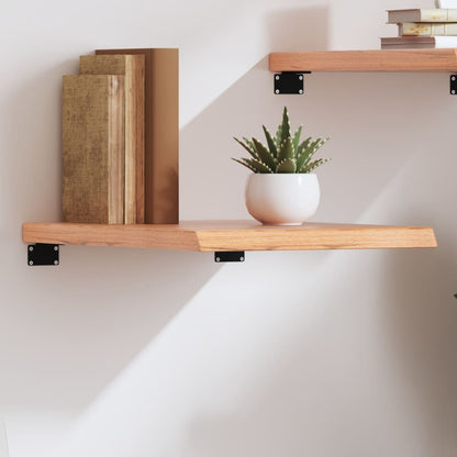 Wall Shelf 40x50x(2-4) Treated Solid Wood Oak Light Brown 40 cm