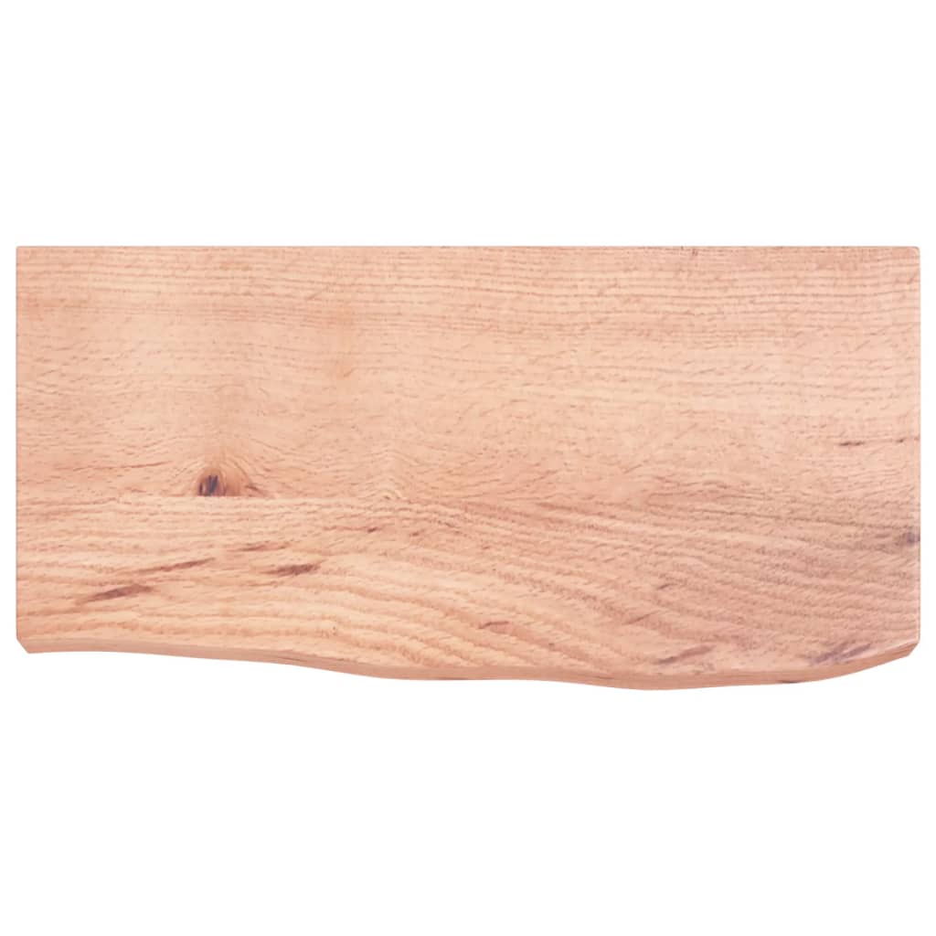 Wall Shelf 40x30x(2-6) Treated Solid Wood Oak Light Brown 60 cm