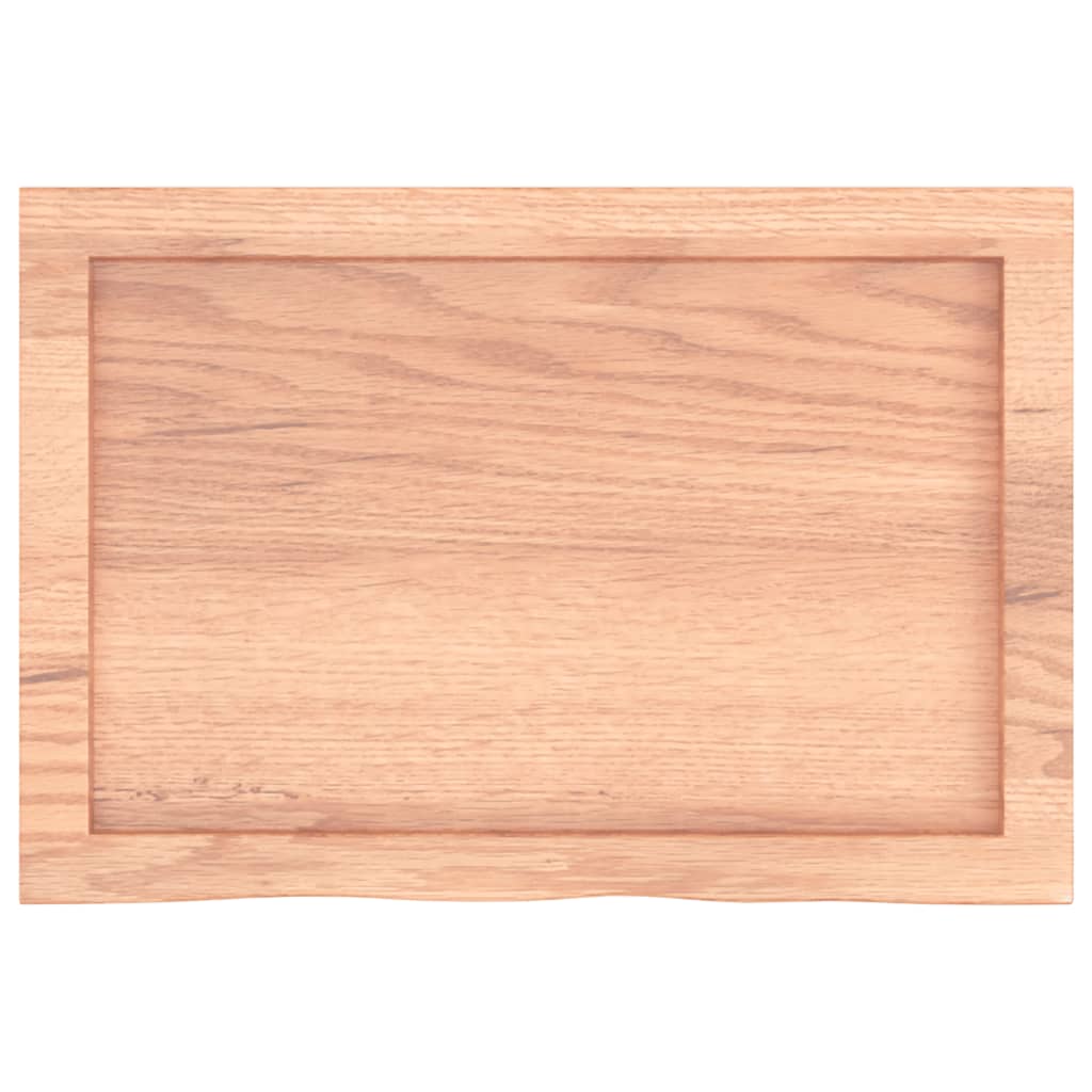Wall Shelf 40x40x(2-4) Treated Solid Wood Oak Light Brown 60 cm