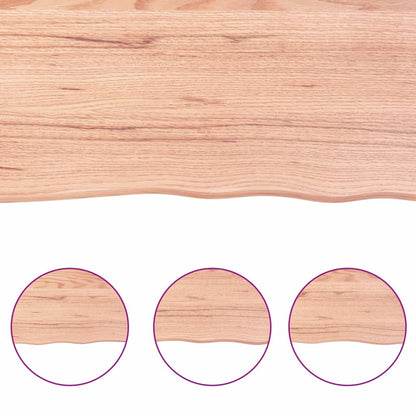 Wall Shelf 40x40x(2-4) Treated Solid Wood Oak Light Brown 60 cm