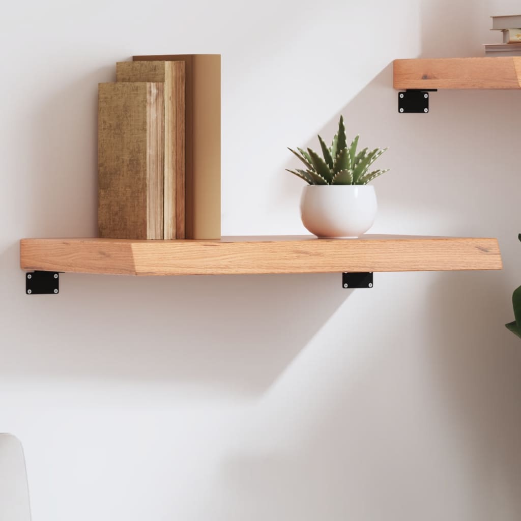 Wall Shelf 40x40x(2-6) Treated Solid Wood Oak Light Brown 60 cm
