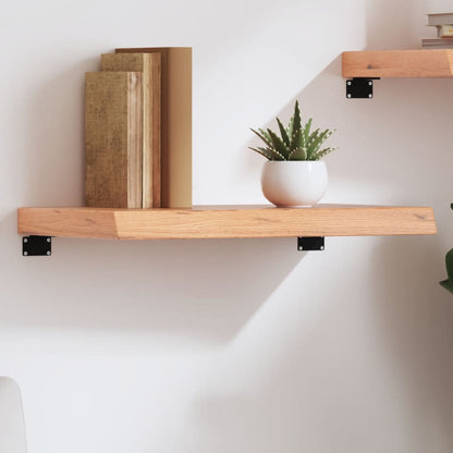 Wall Shelf 40x40x(2-6) Treated Solid Wood Oak Light Brown 60 cm