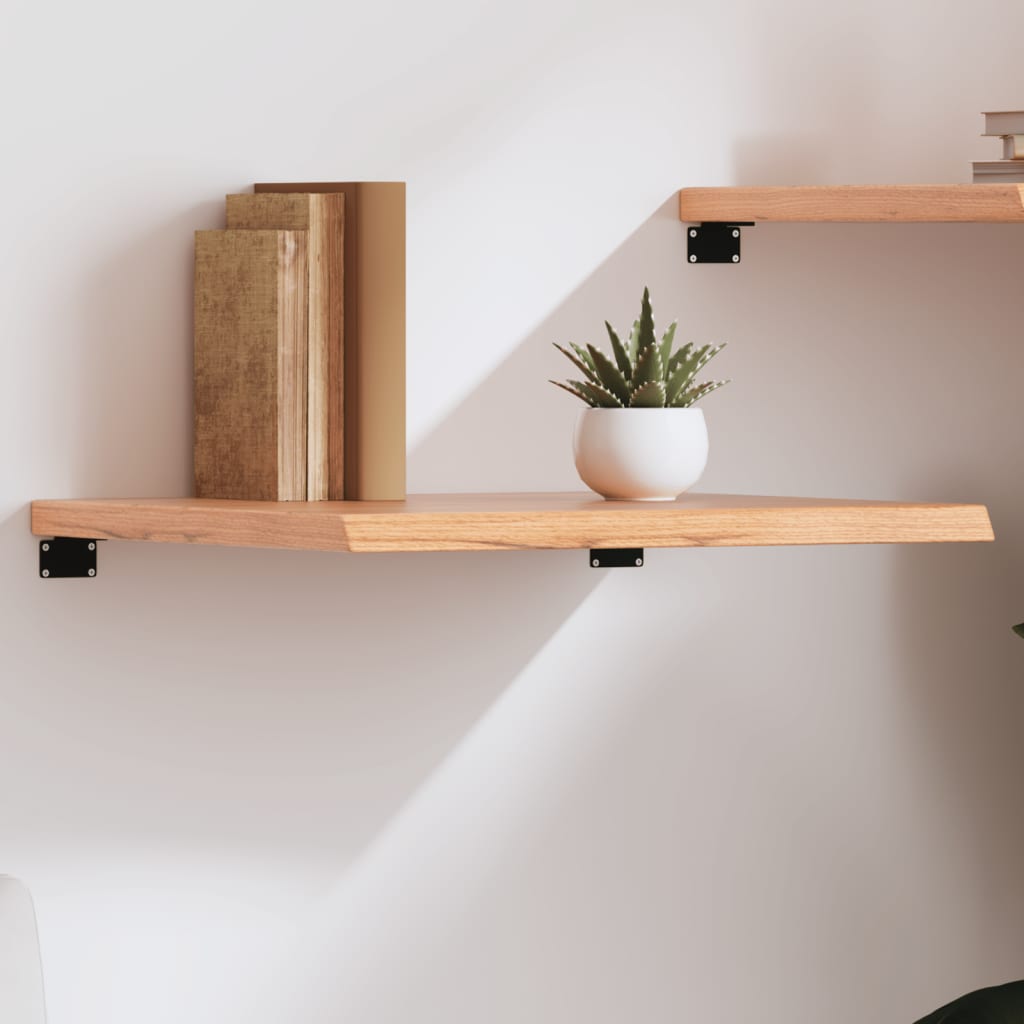 Wall Shelf 40x50x(2-4) Treated Solid Wood Oak Light Brown 60 cm
