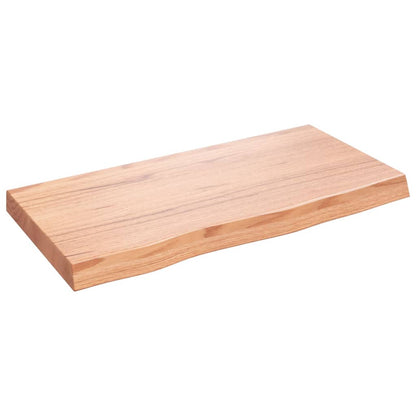 Wall Shelf 40x40x(2-6) Treated Solid Wood Oak Light Brown 80 cm